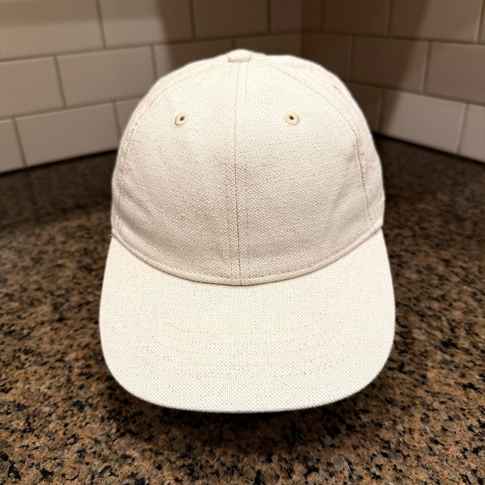 Baseball Cap Dad Hat Adjustable Strap back Beige Natural OSFM Casual